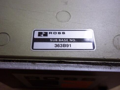 Ross 363B91 قاعدة صمام in Saudi Arabia