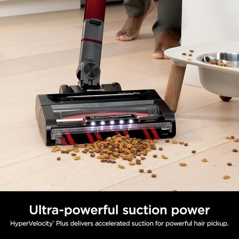 Shark IZ840HRW Stratos Cordless Vacuum with Clean Sense IQ, DuoClean PowerFins HairPro MultiFLEX, Includes Crevice Tool, Up to 50 Minute Runtime, Red (Renewed) in Saudi Arabia