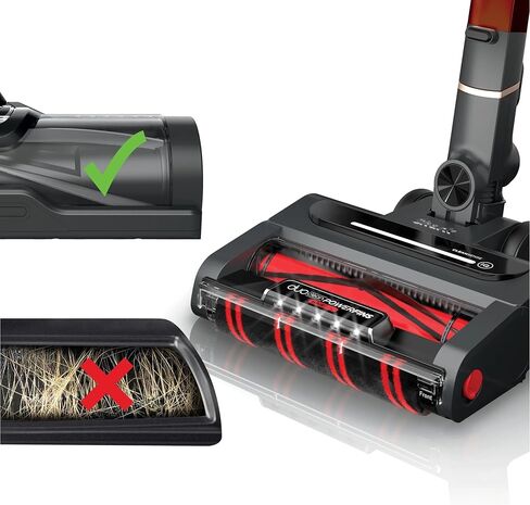 Shark IZ840HRW Stratos Cordless Vacuum with Clean Sense IQ, DuoClean PowerFins HairPro MultiFLEX, Includes Crevice Tool, Up to 50 Minute Runtime, Red (Renewed) in Saudi Arabia