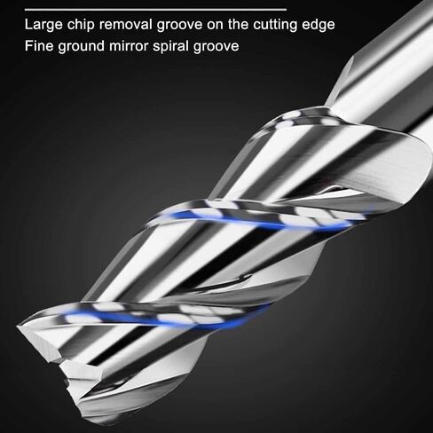 Router Bits Spiral Router Bit Up and Down Cut Compression CNC Router Bits 9mm 10mm 12mm Blade Diameter Solid Carbide End Mill for Wood Carving Wood Cutter ( Size : 12*70*200 ) in Kuwait