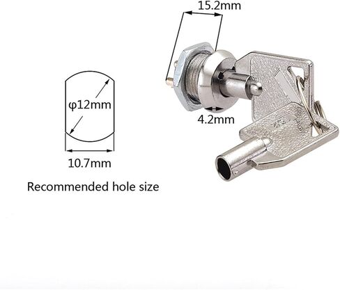 JK002 CAM LOCK LOCK ELECTRY KEY LOCK لأسلاك اللحام 1pcs in Saudi Arabia