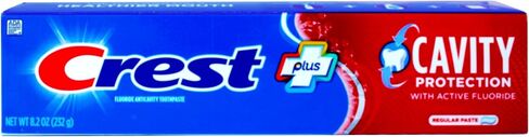 Crest Fluoride Cavity Protection معجون الأسنان 8.2 أوقية معجون منتظم ، معجون الأسنان السائبة ، يمنع التجاويف قبل بدء (4 عبوات) in Kuwait