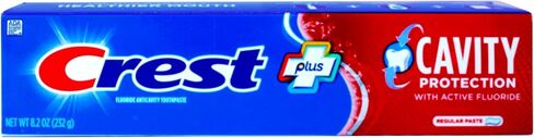 Crest Fluoride Cavity Protection معجون الأسنان 8.2 أوقية معجون منتظم ، معجون الأسنان السائبة ، يمنع التجاويف قبل بدء (4 عبوات) in Saudi Arabia
