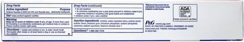 Crest Fluoride Cavity Protection معجون الأسنان 8.2 أوقية معجون منتظم ، معجون الأسنان السائبة ، يمنع التجاويف قبل بدء (4 عبوات) in Saudi Arabia