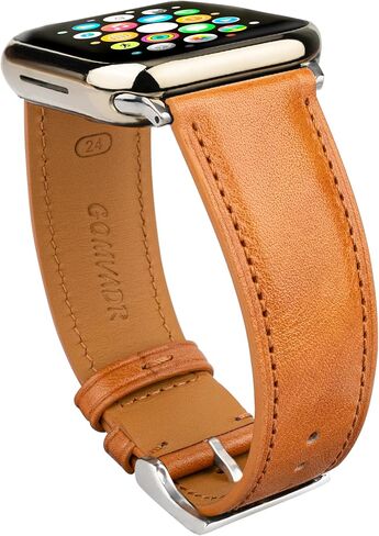 أشرطة جلدية متوافقة مع Apple Watch Band 42mm 44mm 45mm 49mm ultra ، حزام جلدي بديل للرجال Iwatch Ultra 2/1 10 9 8 7 6 5 4 3 2 1 in Kuwait
