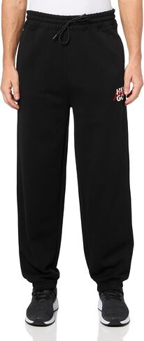 HUGO Men's Script Stack Logo Cotton Sweatpants in Saudi Arabia