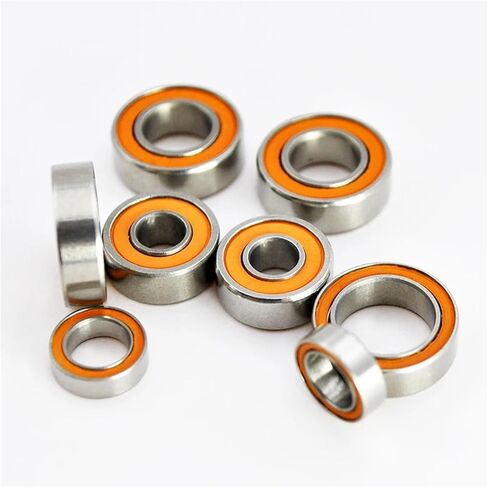 10pcs هجين السيراميك تحمل الصب المقاوم للصدأ بكرات الصيد 4x10x4mmmmmmmmmmm2x2.5 6x12x4 8x12x3.5mm محامل الكرة الصغيرة (SMR115 5x11x4mm) in Saudi Arabia