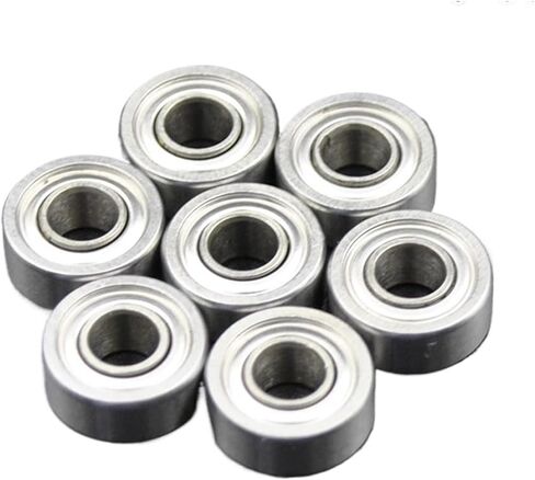 10Pcs MR104 ZZ 4 * 10 * 4mm High Speed 1040 Bearing Inner Diameter 4mm Miniature Ball Bearings in Saudi Arabia