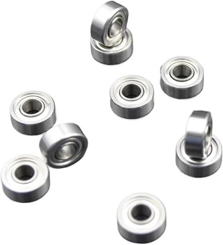 10Pcs MR104 ZZ 4 * 10 * 4mm High Speed 1040 Bearing Inner Diameter 4mm Miniature Ball Bearings in Saudi Arabia