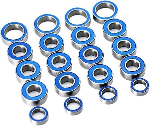 20pcs مجموعة مصغرة مجموعة مجموعة TT01 TT-01 TT01E TT01D TT02B 1/10 RC CAR محامل مختومة in Kuwait