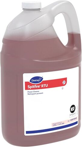 Spitfire Diversey SC 100870948 RTU Liquid Power All-Purpose Cleaner, Heavy Duty Degreaser for Shops & Kitchens, Pine Scent, Ready-to-Use Refill, 1-Gallon (Pack of 4) in Saudi Arabia