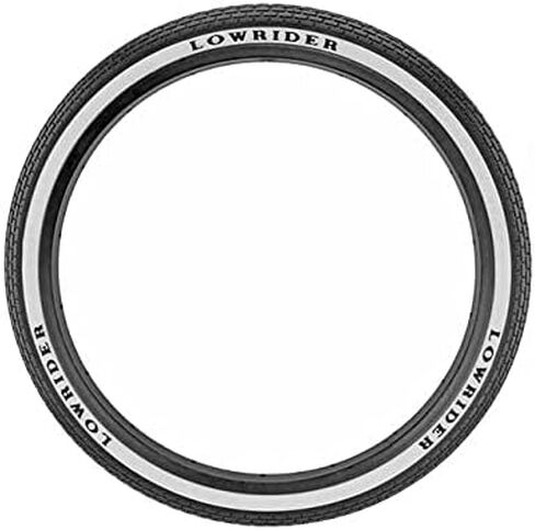 Bike Tire 20 x 1.75 Black/White Side Wall Lowrider Raised Letter HF-120A. in Saudi Arabia