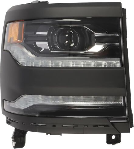 Passenger Side Headlight Assembly w/DRL Compatible with 2016-2019 Silverado 1500 w/Bulbs 84893098 GM2503456 (Right) in Saudi Arabia
