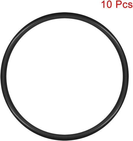 Nitrile Rubber O-Rings 45mm OD 41mm ID 2mm Width, Metric Sealing Gasket for Automotive Machine Plumbing, Pack of 10 in Saudi Arabia