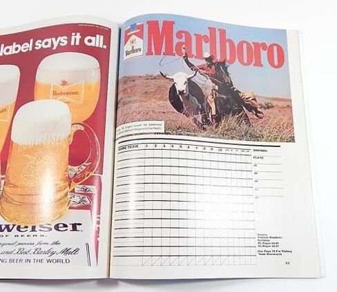 1977 MLB World Series Program Yankees vs Dodgers Uncored DJ064607 - MLB برامج in Saudi Arabia