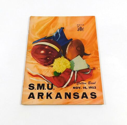 1953 Arkansas at SMU College Football Program 11-14-53 - College Programs in Saudi Arabia