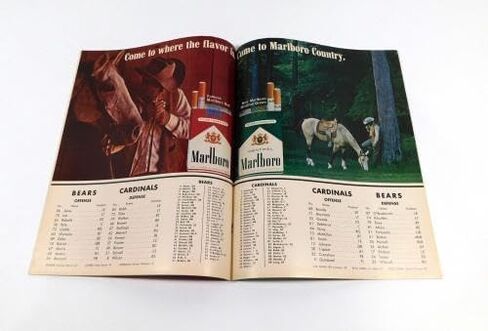 1966 St. Louis Cardinals at Chicago Bears NFL Football Program 9-2-66 - NFL Programs in Saudi Arabia