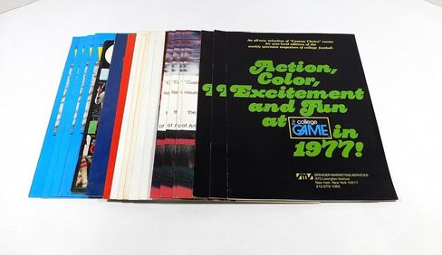 Lot of (20) Assorted 1970's Spencer Marketing The College Game Program Guides - College Programs in Saudi Arabia