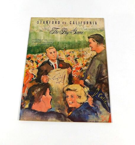 1962 California vs Stanford College Football Program 11-24-62 - College Programs in Saudi Arabia