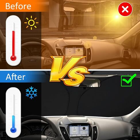 D-Lumina US Flag Winshield Sun Shade لعام 2019 2020 2021 2022 2023 2024 2025 BMW X5 ، كتل حماية شيلد درع الشمس الأمامية القابلة للطي ، إكسسوارات داخلية شمس الشمس in Saudi Arabia