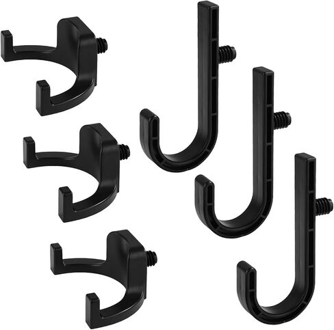 6 PCS تخزين السنانير السنانير لأشعة Suncast و Black J و U Hanger Tool Saves Supplies توافق مع Craftsman in Saudi Arabia