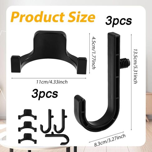 6 PCS تخزين السنانير السنانير لأشعة Suncast و Black J و U Hanger Tool Saves Supplies توافق مع Craftsman in Saudi Arabia