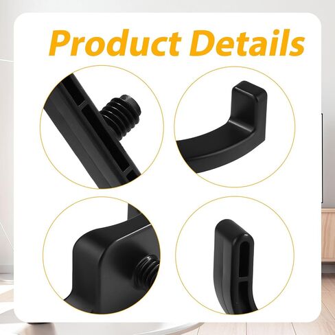 6 PCS تخزين السنانير السنانير لأشعة Suncast و Black J و U Hanger Tool Saves Supplies توافق مع Craftsman in Saudi Arabia