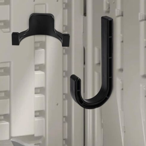 6 PCS تخزين السنانير السنانير لأشعة Suncast و Black J و U Hanger Tool Saves Supplies توافق مع Craftsman in Saudi Arabia