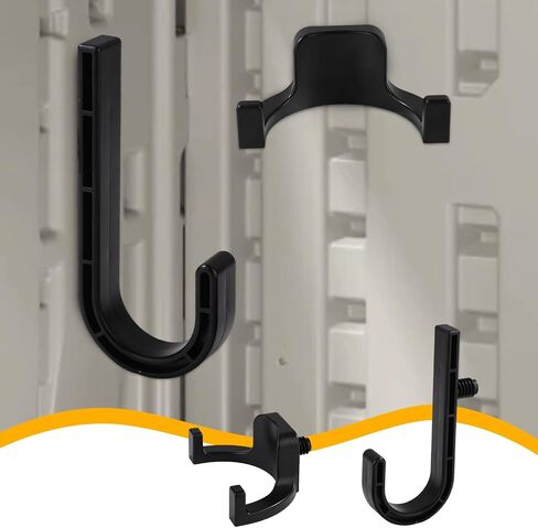 6 PCS تخزين السنانير السنانير لأشعة Suncast و Black J و U Hanger Tool Saves Supplies توافق مع Craftsman in Saudi Arabia