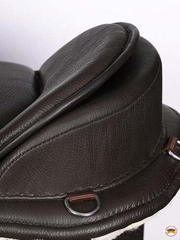 Hilason Horse English Treeless Saddle Endurance Trail Trail Leather in Saudi Arabia