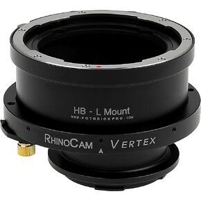 RhinoCam Vertex Rotating Stitching Adapter, Compatible with Hasselblad V-Mount SLR Lens to Leica L-Mount Alliance Mirrorless Cameras