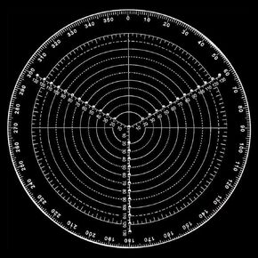 300mm/11.8in Round Center Finder Compass, Clear Acrylic Woodworking Compass Circle Gauge Centering Tool for Handicrafts DlY Furniture Making(300mm/11.8in)