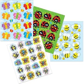 Carson Dellosa Bees, Bugs and More Shape Stickers (168097)