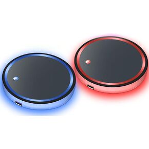 LED Car Cup Holders with 7 Colors Changing USB Charging Mat Cup Pads LED Car Interior Atmosphere Lamp Mat with USB Cables for Car Vehicle Truck SUV Decoration (2)