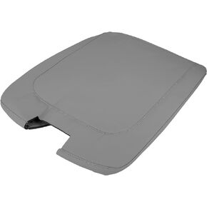 X AUTOHAUX Car Center Console Lid Armrest Seat Box Cover Protector Replacement Microfiber Leather for Dodge for Ram 2013-2018 Beige
