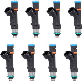 Fuel Injector 4 Holes Compatible with 2004 Ford F-150 5.4L Replaces OE 0280158003 3L3E-D5A FJ953 822-11181 (Set of 8)