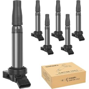 Ignition Coil Pack of 6 fit for 3.5 4.0 V6 Toyota Camry Tundra Rav4 4Runner Sienna Avalon Venza Highlander FJ Cruiser, Lexus IS250 ES350, 2007 2008 2009 2010 2011 2012 2013 2014 2015 2016 2017, UF487