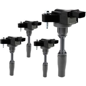 Ignition Coil Pack UF680 Set of 4 Compatible with Buick Envision LaCrosse Regal, Cadillac ATS CTS, Chevrolet Blazer Camaro Colorado Malibu, GMC Acadia Replace# GN10682