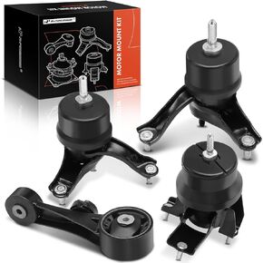 A-Premium 4PCS Engine Motor Mount and Transmission Mount Set Compatible with Toyota Sienna 2015 2016 2017 V6 3.5L, AWD Automatic Transmission, Replace # 123630P180, 123600P030
