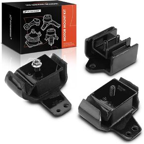 A-Premium 3PCS Engine Motor Mount and Transmission Mount Kit Compatible with Nissan Frontier 1998-2004, Xterra 2000-2004, 2.4L, Automatic Transmission Only