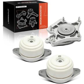 A-Premium 3PCS Engine Motor Mount Transmission Mount Set Compatible with Mercedes-Benz C300 2008-2012, C350 2008-2011, GLK350 2010-2012, 3.0L 3.5L, AWD Automatic Transmission, Replace # 2042401517