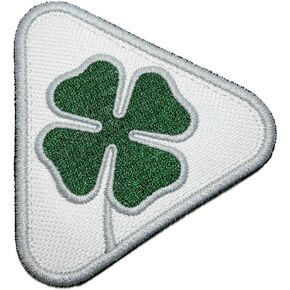 CAR071-T Quadrifoglio Patch to Old Suit Racing Kart مطرز بالحديد أو الخياطة مقاس 3.15 × 6.7 بوصة
