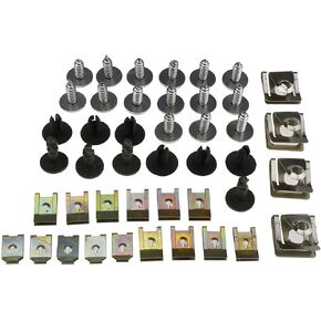 44pcs Undertray Clips Screws Engine Under Cover Splash Guard Shield for BMW 3 E46