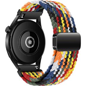 Mazoft Braided Sport Band Compatible with Samsung Galaxy Watch Band 6/5/4/3 & Watch 5 Pro & 6/4 Classic &Gear S3/S2, 20 mm & 22 mm watch band for Samsung Watch 47mm 46mm 45mm 44mm 43mm 42mm 41mm 40mm