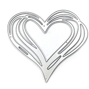 Heart Metal Cutting Dies Stencil DIY Scrapbook Album Paper Card Template Metal Cutting Dies for Card Making Deals Scrapbooking Die-Cuts Die-Cutting and Embossing Scrapbooking