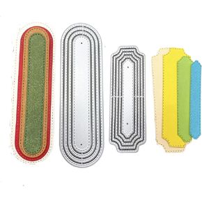 Metal Film Die Cuts Film Strip Banner Tags Ribbon Bookmark Cutting Dies Embossing Stencils Template Mould for Card Making Decoration and DIY Scrapbooking Album in Saudi Arabia