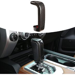 LLKUANG Center Console Gear Shift Head Cover Trim FIt for Toyota Tundra 2014-2021 Car Accessories (Carbon Fiber Pattern)