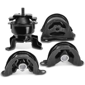 A-Premium 4PCS Front Rear Engine Motor Mount Set Compatible with Honda Civic 1996-2000 & Acura EL 1997-2000, L4 1.6L, Replace# 50841SR0981