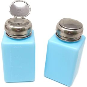 Honbay 2PCS 200ML(6.7oz) Push Down Alcohol Liquid Dispenser Pump Bottle