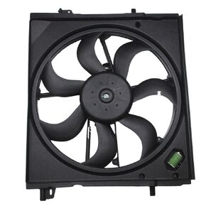 Radiator Cooling Fan Assembly 21481-6MA0A 21481-6MA0B Compatible with Nissan Rogue Sport 2017 2018 2019 2.0L